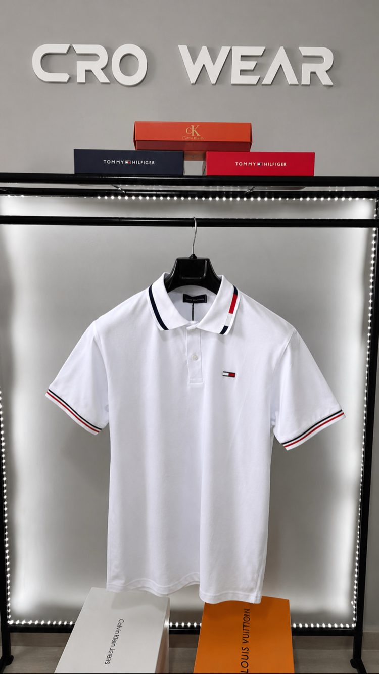 Tommy Hılfıger Beyaz Polo Yaka