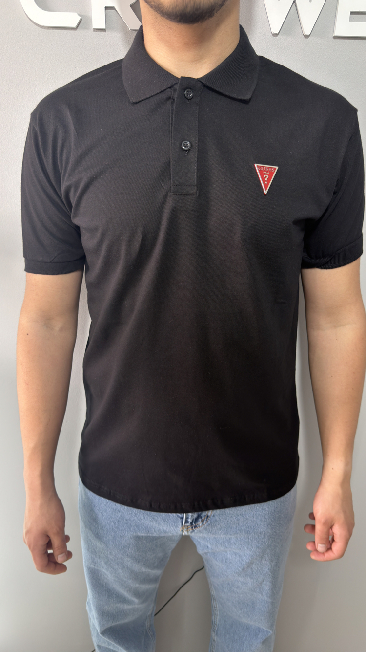 Guess Siyah Polo Yaka