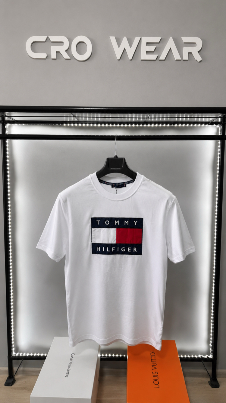 Tommy Hılfıger Beyaz Tişört