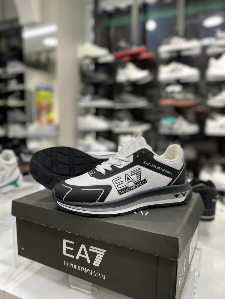 Emporio Armani EA7 Siyah / Beyaz Erkek Sneakers
