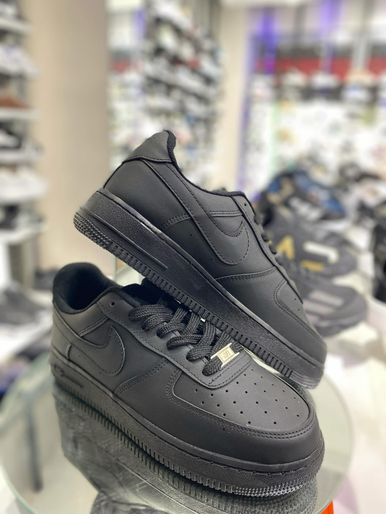Nike Air Force 1 '07 – Full Siyah Sneakers