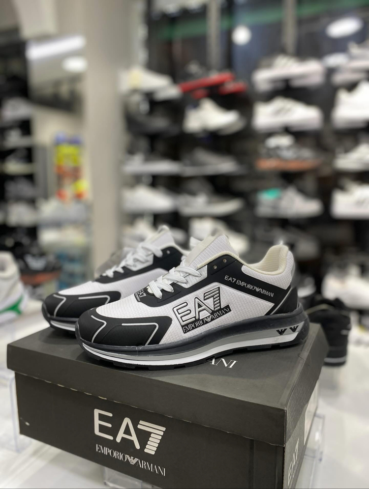 Emporio Armani EA7 Siyah / Beyaz Erkek Sneakers
