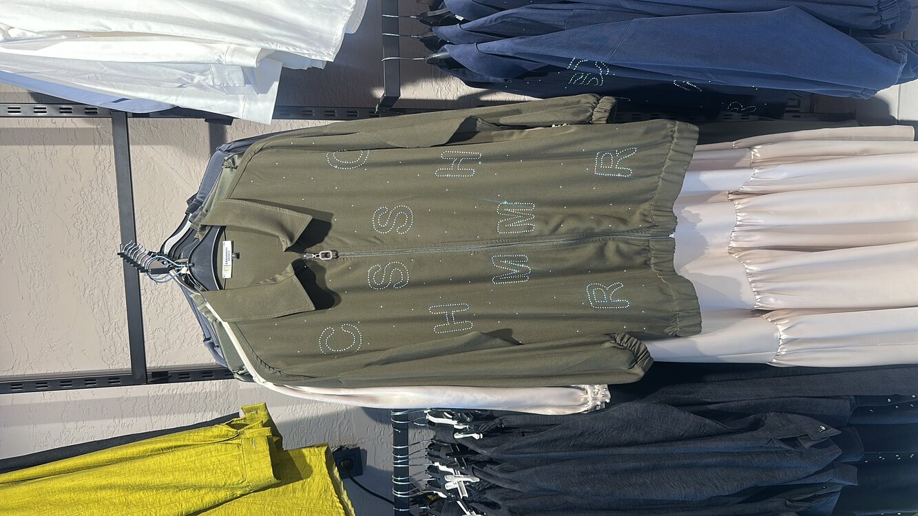Tencel kumaş yeşil bambır ceket
