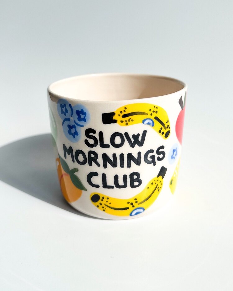 Slow Mornings Club Mug