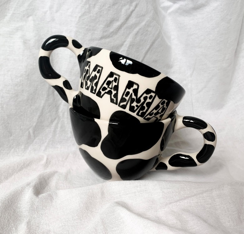 MAMA Mug - cow print -