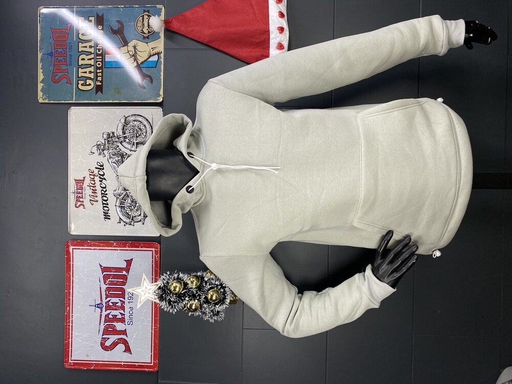Kapüşonlu Su yeşili Sade Sweat