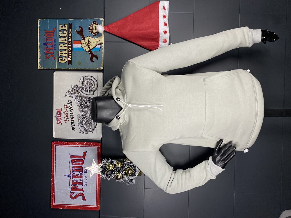 Kapüşonlu Su yeşili Sade Sweat