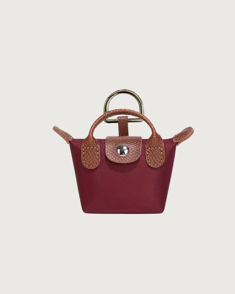 petit bag charm - bordo