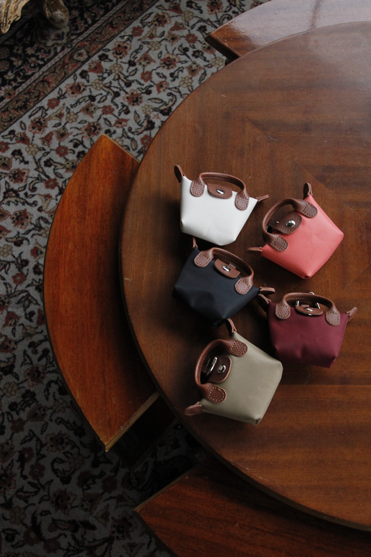petit bag charm - burnt orange