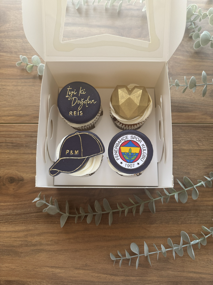 4’lü cupcake kutusu