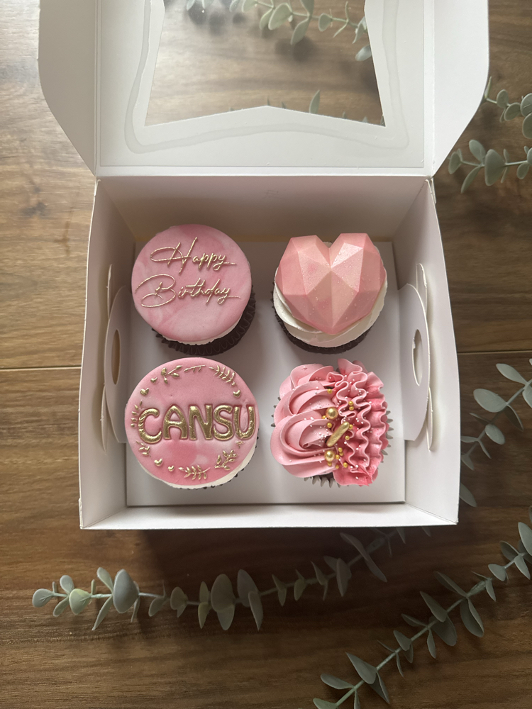 4’lü cupcake kutusu