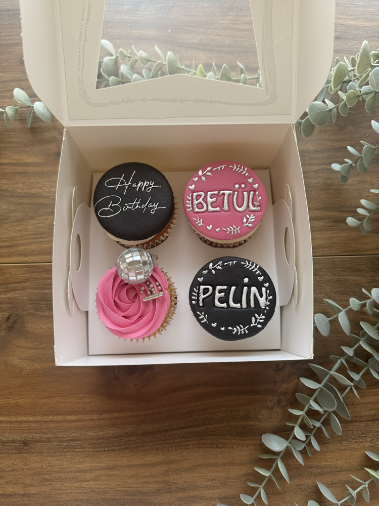 4’lü cupcake kutusu
