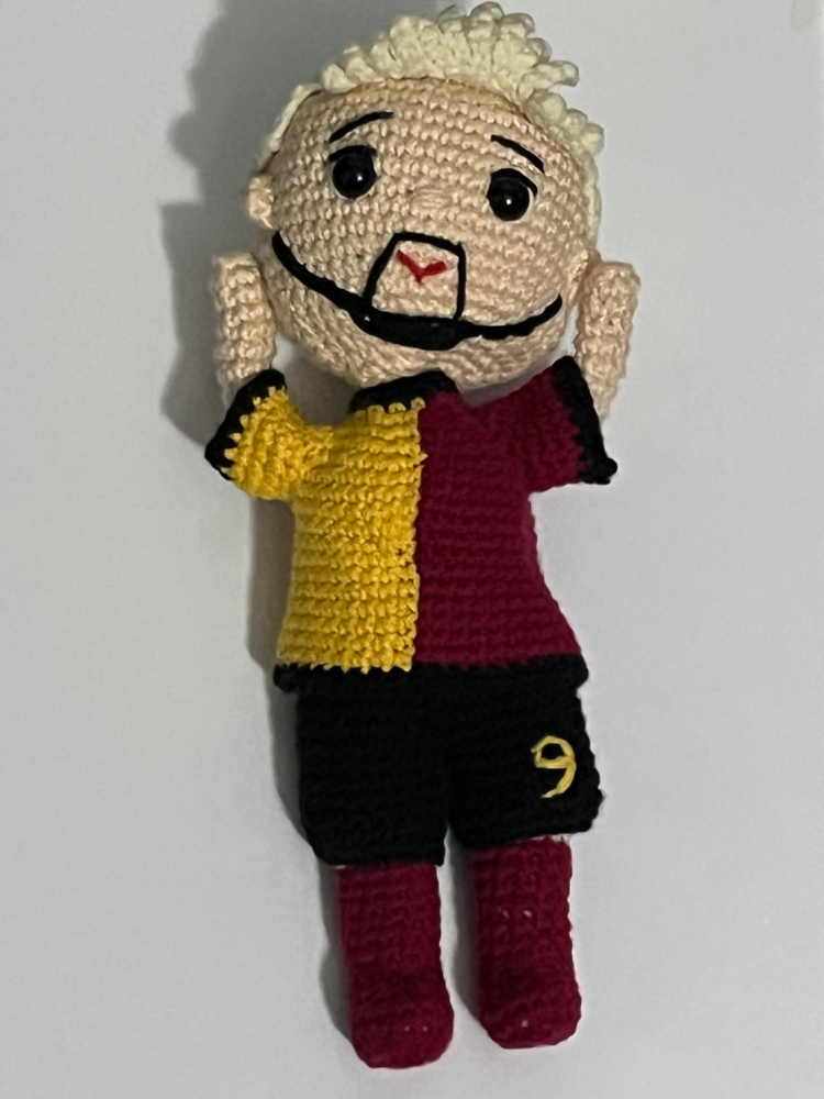 Mauro Icardi Örgü Bebek Amigurumi