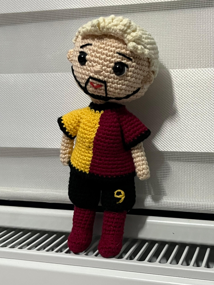 Mauro Icardi Örgü Bebek Amigurumi