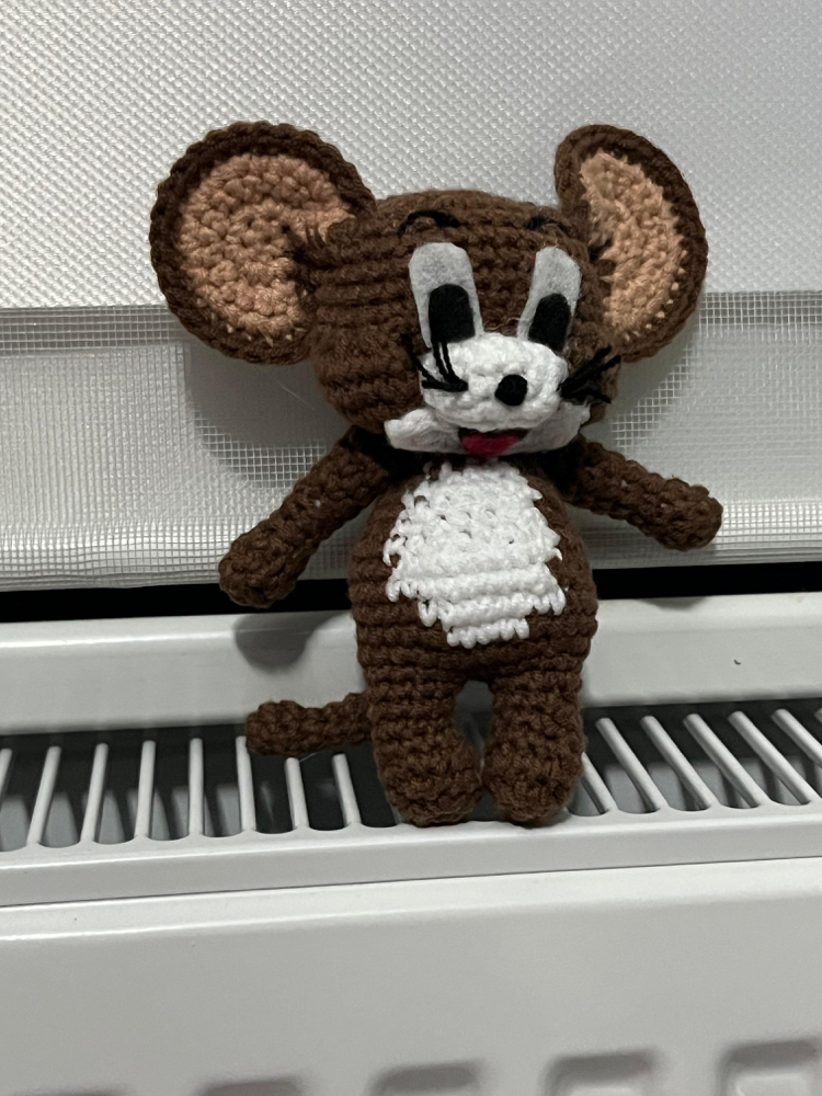 Jerry Örgü Bebek Amigurumi