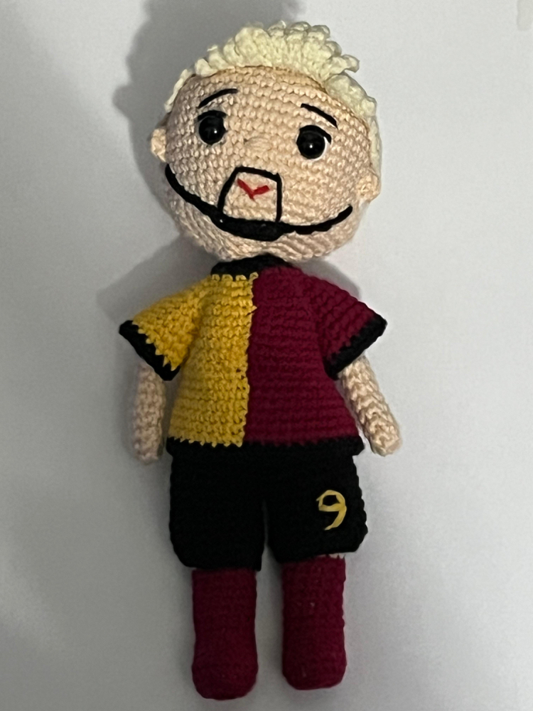 Mauro Icardi Örgü Bebek Amigurumi