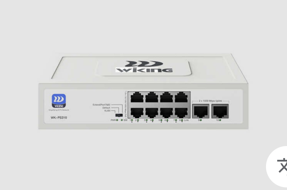 Wİ-TEK 8+2 PORT POE SWİTCH 100 Mbps