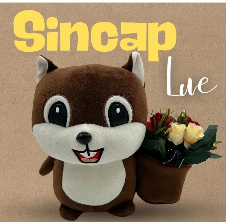 KAHVE SİNCAP PELUŞ LUE OYUNCAK 25CM 