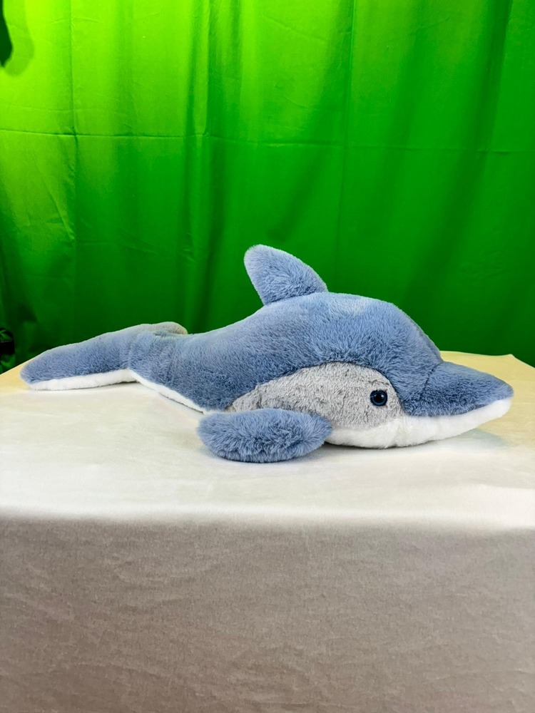 MAVİ YUNUS BALIĞI PELUŞ OYUNCAK  65 CM