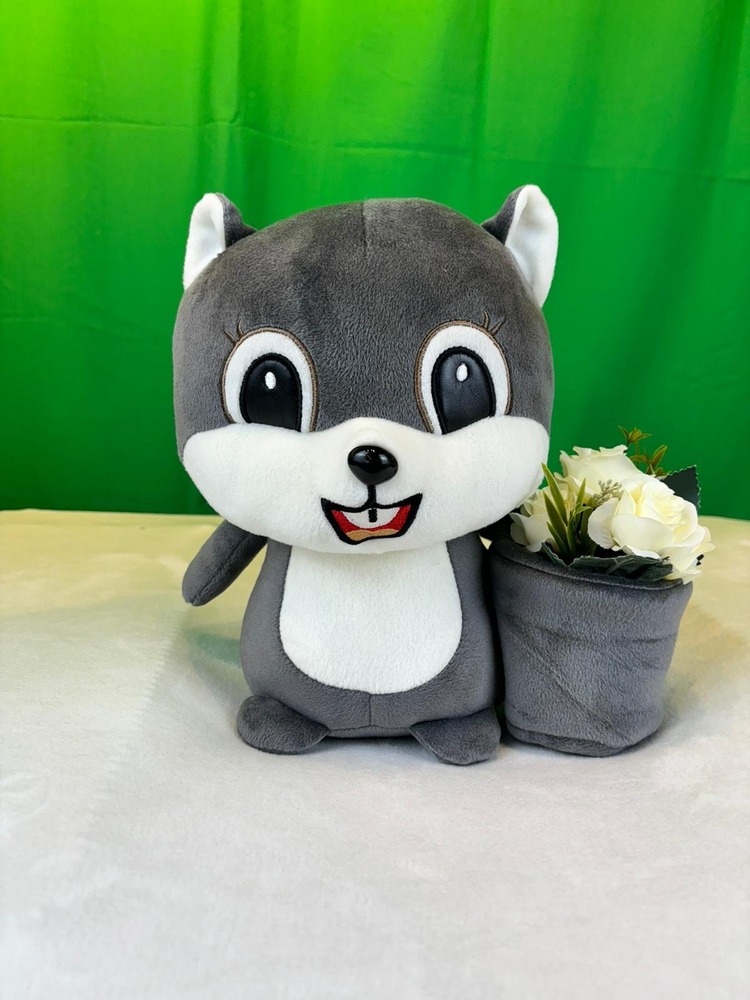 GRİ SİNCAP LUE PELUŞ OYUNCAK 25CM