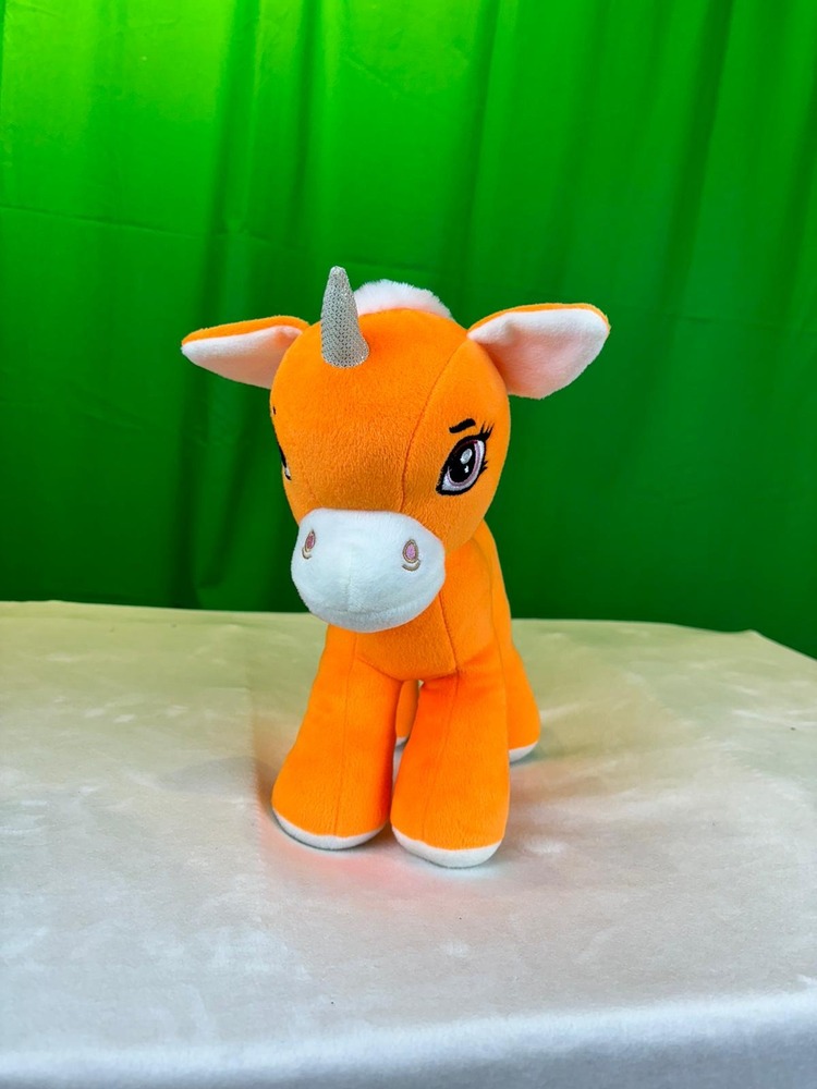 TURUNCU PONNY PELUŞ OYUNCAK 45 CM 
