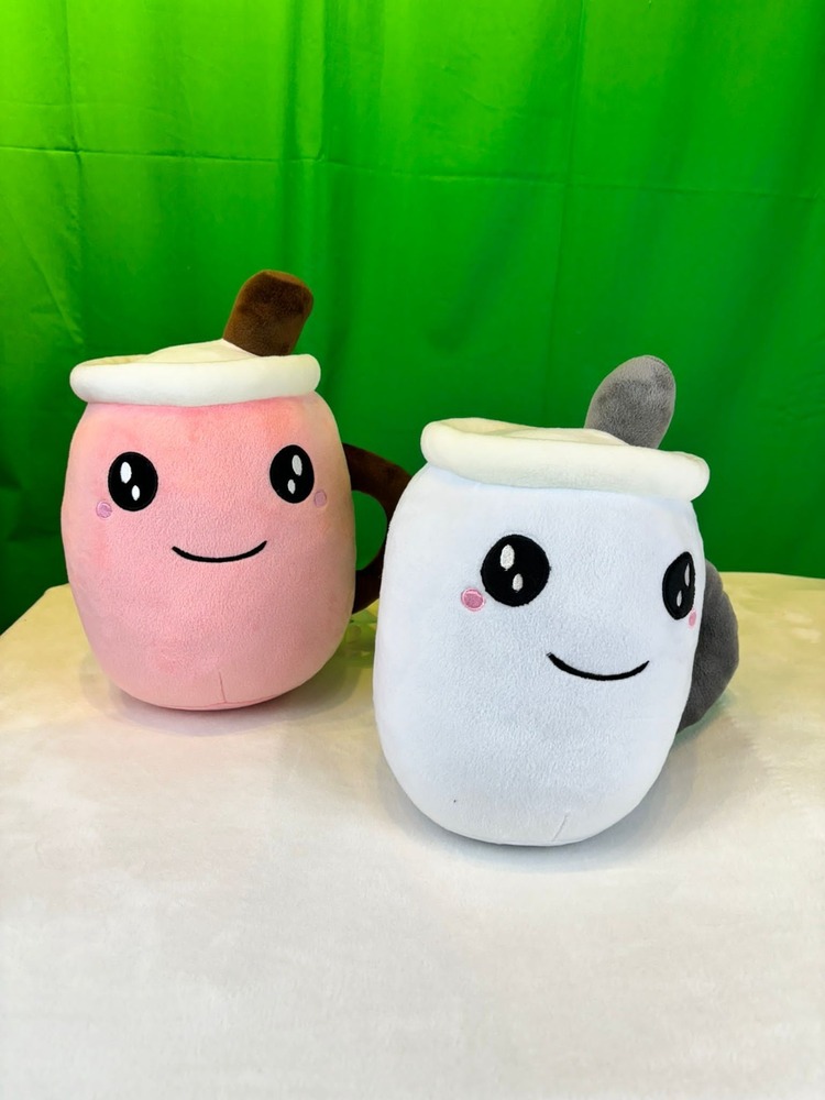 PEMBE KAHVE KUPASI PELUŞ OYUNCAK 35CM