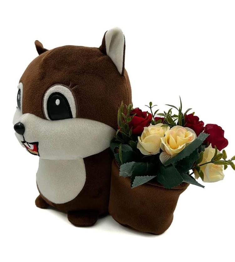 KAHVE SİNCAP PELUŞ LUE OYUNCAK 25CM 