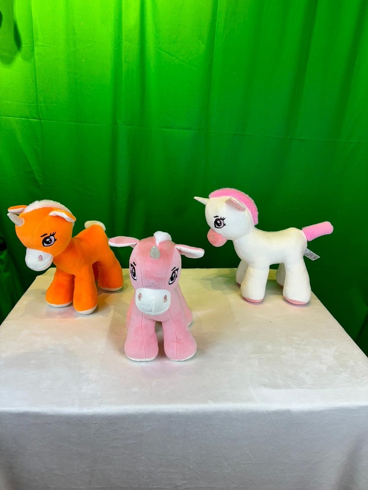 TURUNCU PONNY PELUŞ OYUNCAK 45 CM 