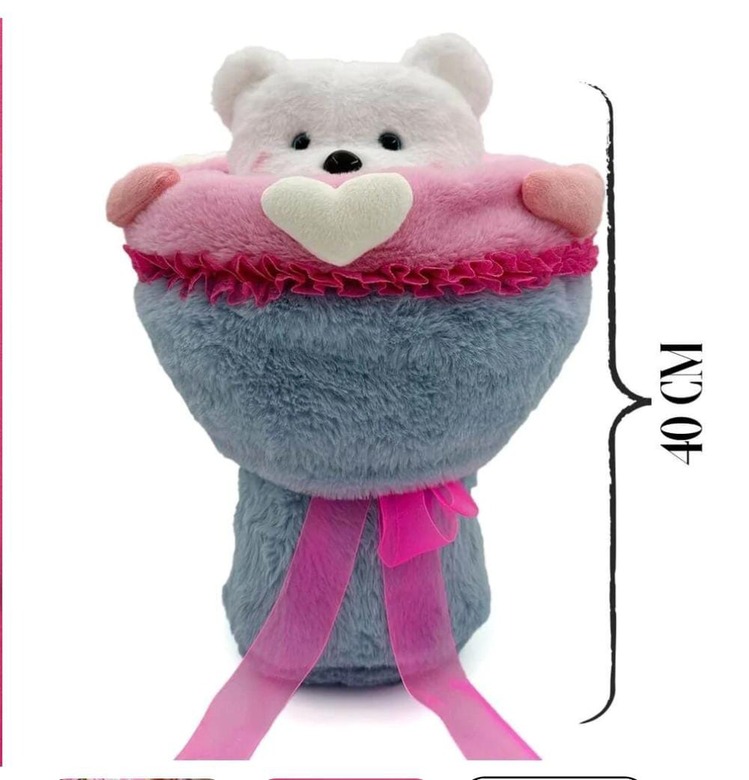 SEVGİ BUKETİ PELUŞ OYUNCAK 40CM