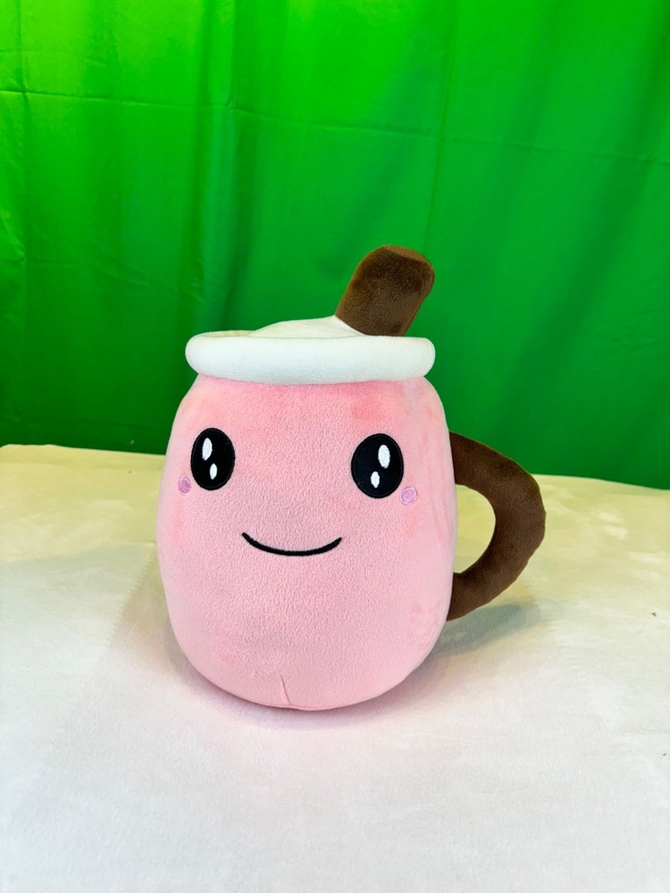 PEMBE KAHVE KUPASI PELUŞ OYUNCAK 35CM