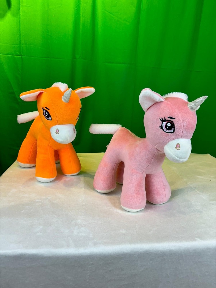 PUDRA PEMBE PONNY PELUŞ OYUNCAK 34 CM 