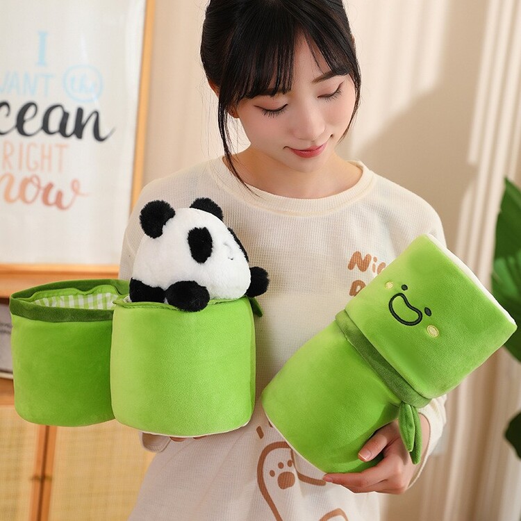 KUTUDA PANDA PELUŞ OYUNCAK 30CM