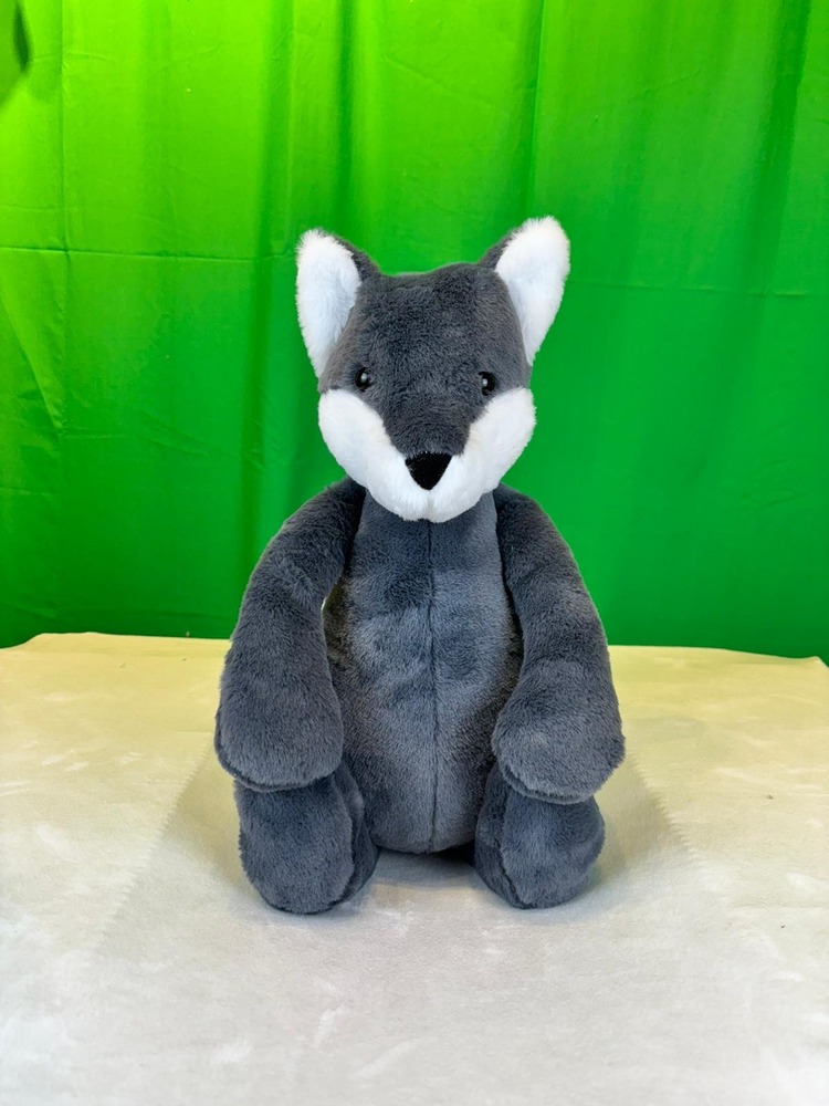 MAVİ TİLKİ PELUŞ OYUNCAK 34 CM