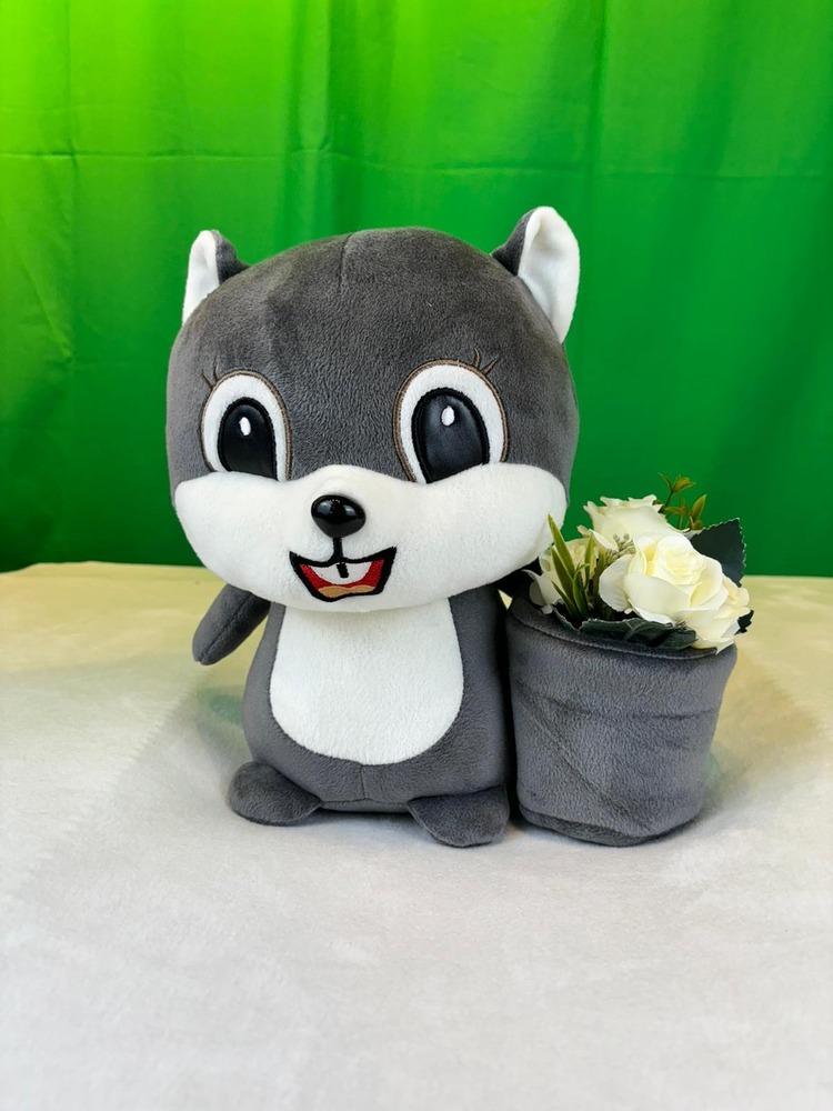 GRİ SİNCAP LUE PELUŞ OYUNCAK 25CM