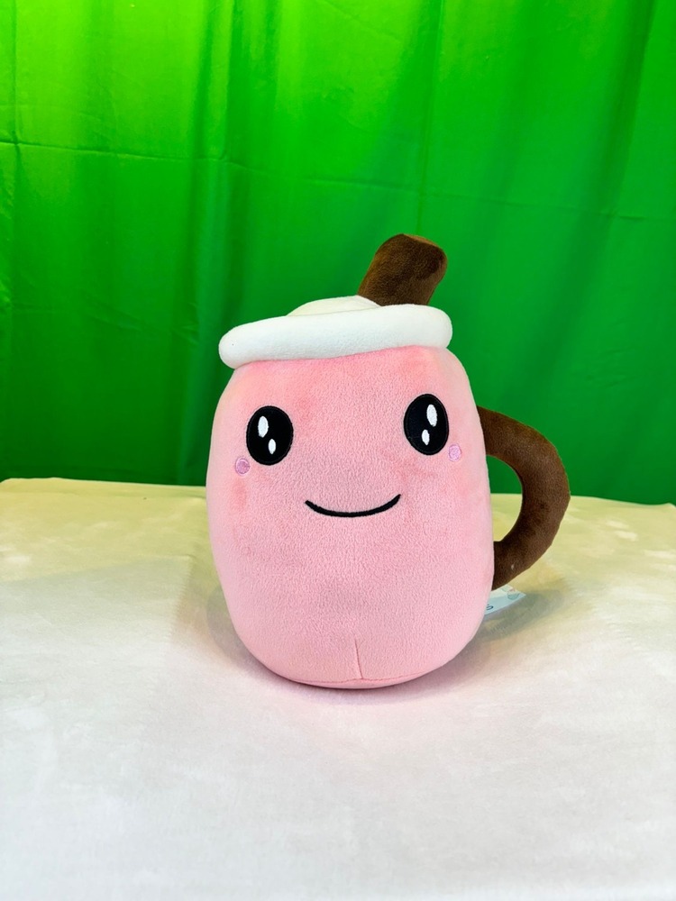PEMBE KAHVE KUPASI PELUŞ OYUNCAK 35CM