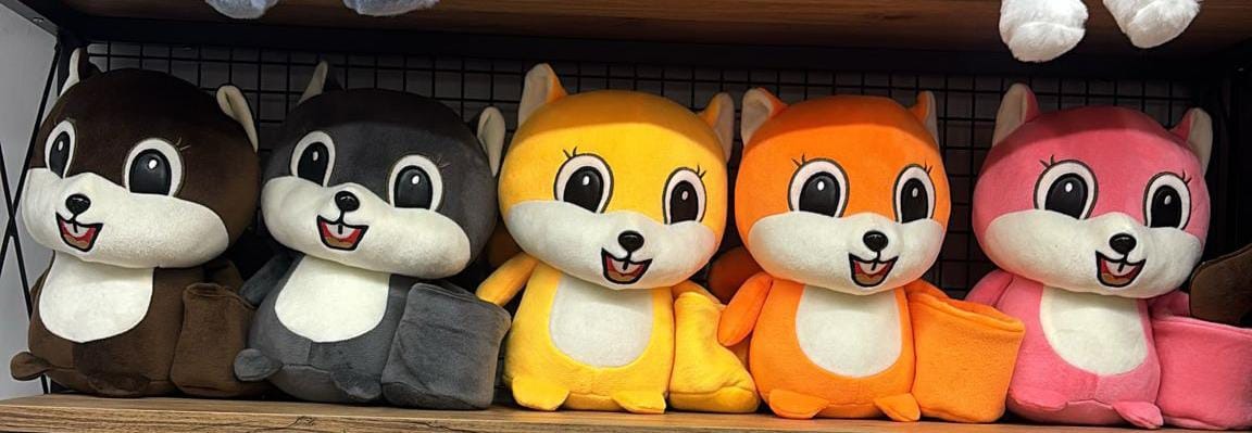 TURUNCU SİNCAP LUE PELUŞ OYUNCAK 25CM