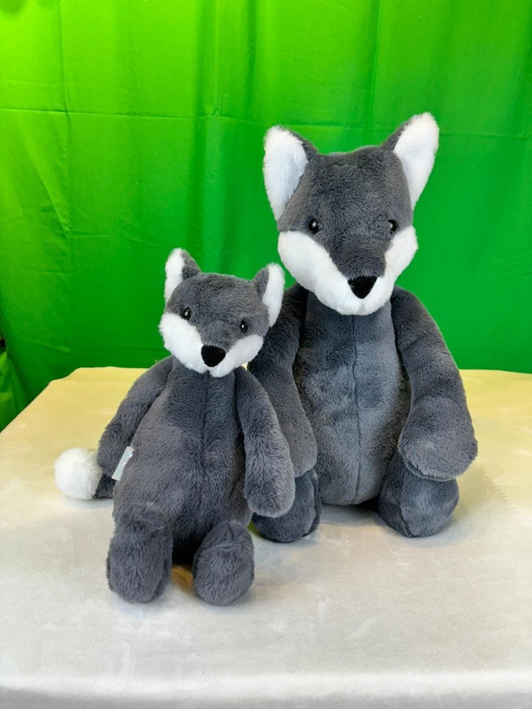MAVİ TİLKİ  PELUŞ OYUNCAK 45 CM