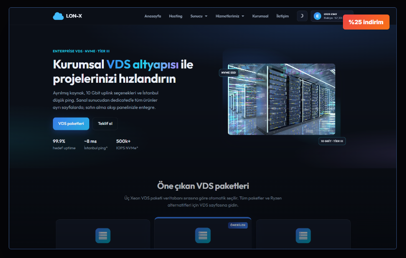 LON-X - Web host yazılım V2