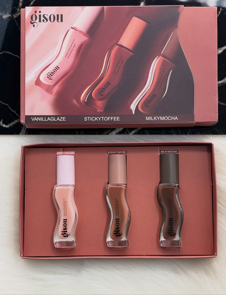 Gisou 3’lü Kutulu Gloss Set