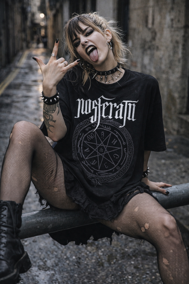 Nosferatu LOGO Oversize Unisex T-Shirt