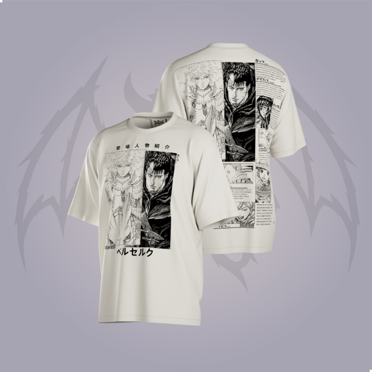 Berserk Manga Oversize Unisex T-Shirt