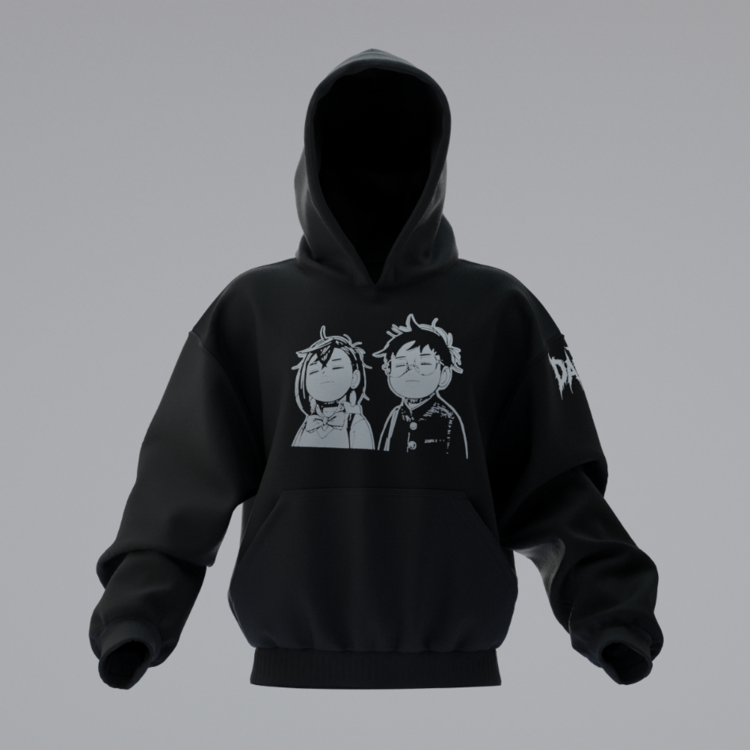 Dandadan Oversize Unisex Hoodie Kapüşonlu Sweatshirt