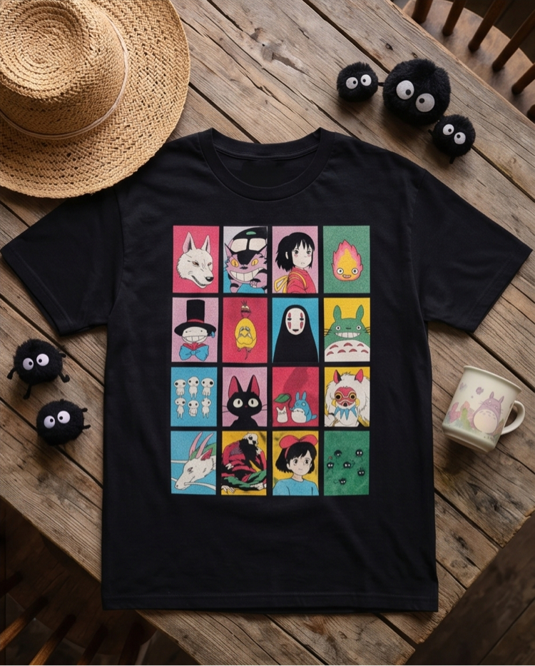 Miyazaki Studio Ghibli Oversize Unisex T-Shirt