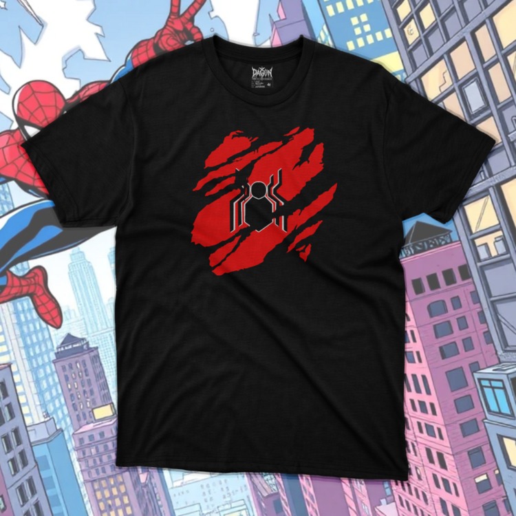 Spiderman Wounds DA-011 Oversize Unisex T-Shirt