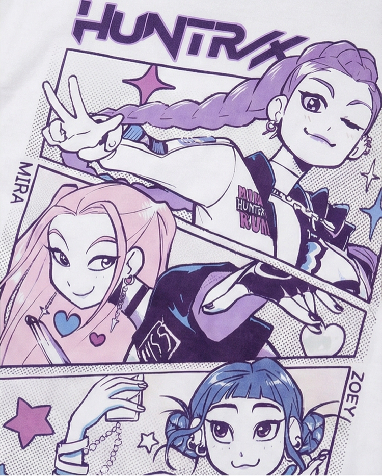 K-Pop Demon Hunters Huntrix Oversize Unisex T-Shirt