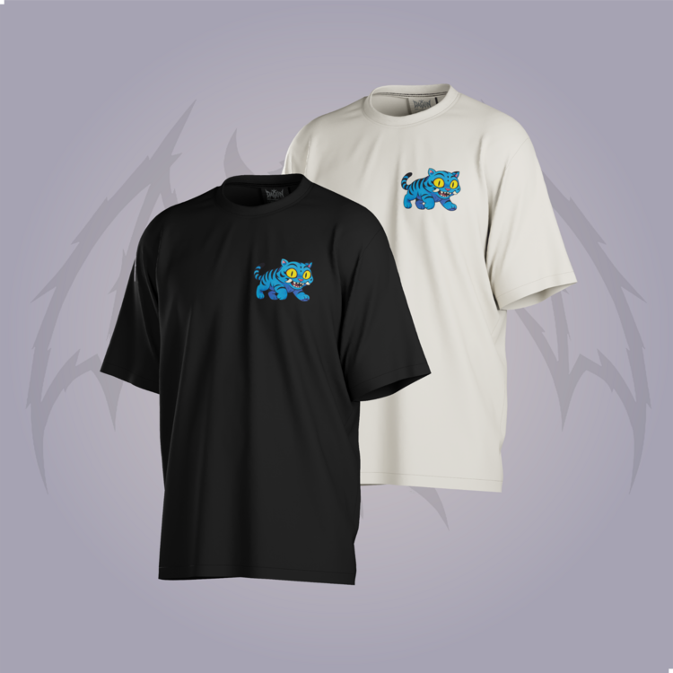 K-Pop Demon Hunters CAT Logo Oversize Unisex T-Shirt