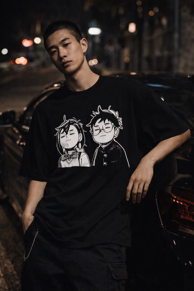 Dandadan Momo & Okarun Oversize Unisex T-Shirt