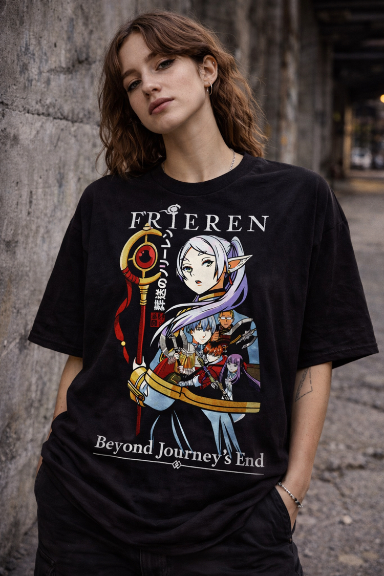 Frieren Beyond Journey's End Oversize Unisex T-Shirt