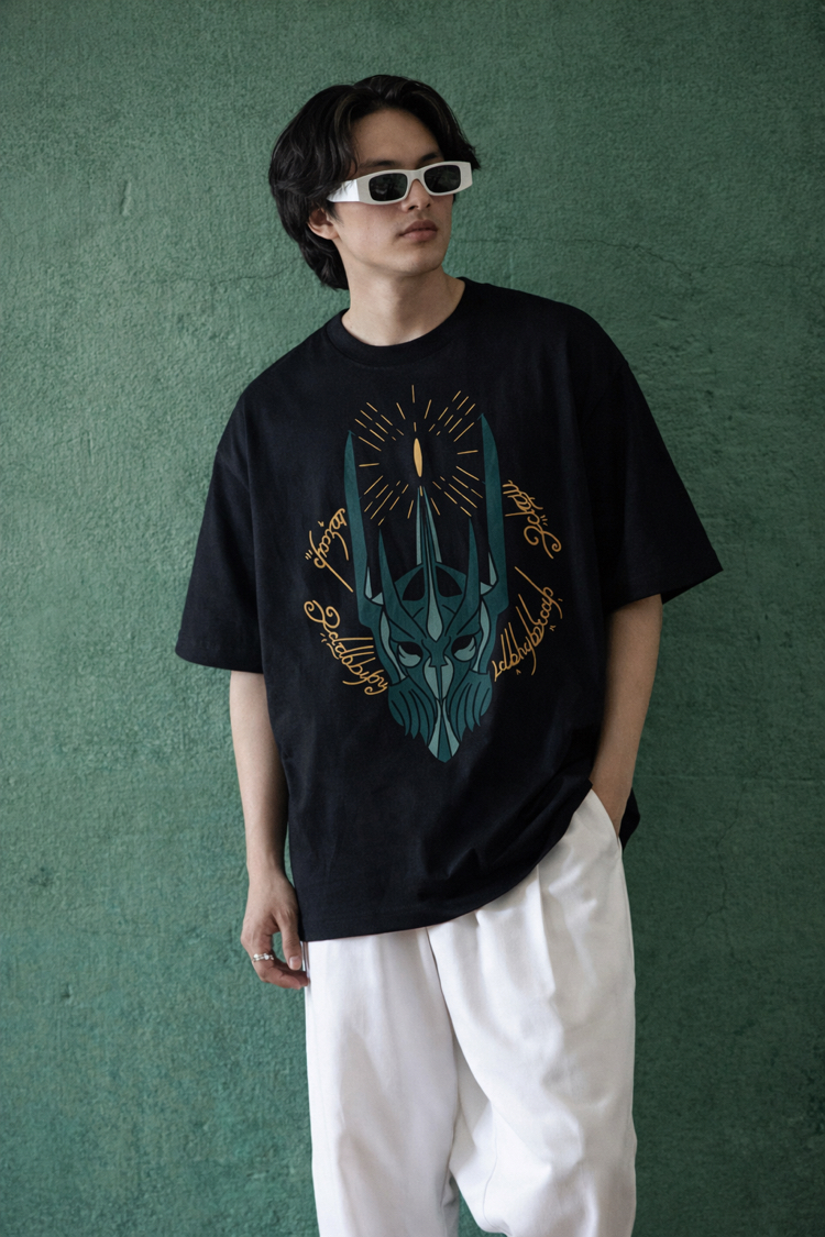 Yüzüklerin Efendisi ( Lord of the Rings ) Sauron Oversize Unisex T-Shirt