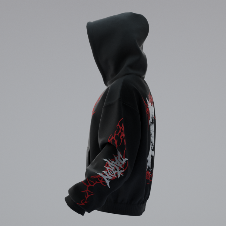 Berserk DA01 Oversize Unisex Hoodie Kapüşonlu Sweatshirt